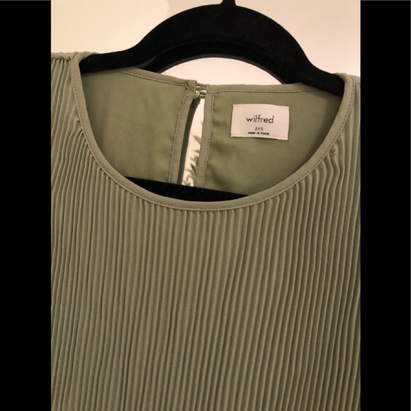 NWOT Wilfred Daydreamer Mini Dress in Sage Frost - Picture 3 of 3